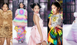 Con gái Xuân Lan được khen khi diễn loạt show thời trang
