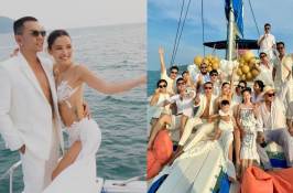 Vợ chồng Phương Trinh Jolie bao trọn du thuyền sang chảnh kỷ niệm 2 năm ngày cưới, quẩy hết nấc bên bạn bè