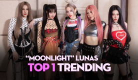 MV MOONLIGHT của LUNAS chính thức đạt Top 1 Trending YouTube