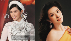 Nguyễn Hồng Nhung diện áo dài, hát 'Xin chào Việt Nam' tại Liên hoan phim thế giới châu Á 2023