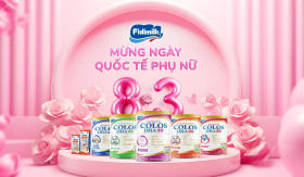 Fidimilk Colos DHA- Quà 8/3 Đong Đầy Yêu Thương Cho Sức Khỏe Phái Đẹp