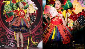 Điều thú vị về Tết – Bộ trang phục Văn hóa Dân tộc gây sốt Miss Grand Vietnam