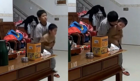 Cậu bé 11 tuổi cứu sống em trai bằng động tác Heimlich