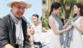 Chủ tịch Đặng Lê Nguyên Vũ mang khăn rằn, người mẫu chụp ảnh quảng cáo bận đồ đen trắng: Lý do vì sao?