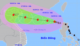 Bão YAGI tăng cấp, có vùng ảnh hưởng rộng lớn và mức độ tàn phá nghiêm trọng