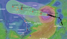 Bão Yagi mạnh lên thành siêu bão trong hôm nay, sắp đổ bộ vào những tỉnh nào?