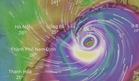 Nóng: Bão Yagi lệch hướng Nam, có khả năng đi thẳng vào Hà Nội