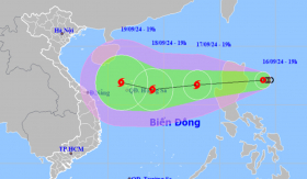 Áp thấp nhiệt đới di chuyển nhanh trên biển Đông, đường đi được dự đoán phức tạp hơn cả siêu bão Yagi