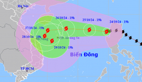 Hai yếu tố khiến bão Trà Mi có đường đi dị thường, phức tạp