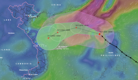 Bão Manyi đã vào Biển Đông, diễn biến khó lường