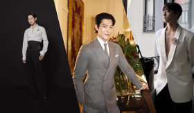 Kim Woo Bin, Jung Hae In chuẩn phong cách quý ông tại Tuần lễ thời trang nam Milan Xuân-Hè 2026