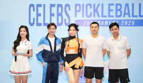 Con dâu tỷ phú Hoàng Kiều gây chú ý khi tranh giải Celebs Pickleball Tournament 2025