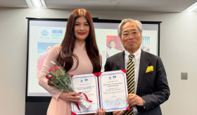 Lily Chen vinh dự nhận bằng khen Doanh nhân văn hóa Unesco tại Nhật Bản