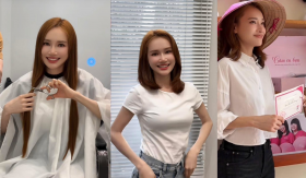 Nhã Phương gây tranh cãi khi chia sẻ khoảnh khắc hiến tóc