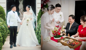 Hương Liên công khai ảnh cưới với chồng thiếu gia, hé lộ tình yêu hạnh phúc