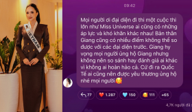 Hương Giang lên tiếng khi bị so sánh với các đại diện Việt Nam từng thi tại Miss Universe