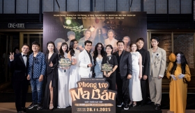 Phim hài - kinh dị Phòng Trọ Ma Bầu ra mắt, hàng loạt sao Việt đổ bộ thảm đỏ