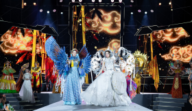 Hoa hậu Kim Nguyên - siêu mẫu Hùng Trần: Bộ đôi đạo diễn “giữ hồn Việt” trên sàn diễn thời trang