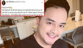 Cao Thái Sơn tiết lộ vừa “thoát chết”, sẽ đăng clip về vụ việc khiến netizen hoang mang