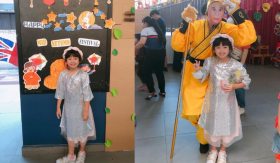 Con gái Mai Phương xinh xắn diện đồ đón trung thu
