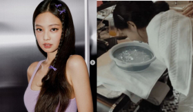 Jennie (BLACKPINK) giữ da săn chắc, giảm phù nề nhờ chậu nước đá lạnh