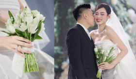 Loài hoa “đắt đỏ” được đầu tư cho lễ cưới Hoa hậu Đỗ Hà và chàng rể thiếu gia