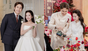 Diễn viên 'giờ vàng VTV' Đình Tú và Ngọc Huyền tổ chức lễ vu quy tại Bắc Ninh