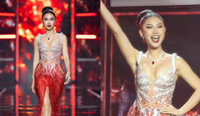Hoa hậu Phương Linh gặp sự cố, khán giả không khỏi lo lắng tại bán kết Miss Cosmo 2025