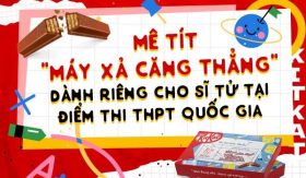 Sĩ tử bất ngờ với chiếc 'máy xả căng thẳng' xuất hiện trước trường thi!