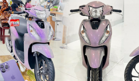 Honda Vision ra mắt màu hồng tím “Pro max” cực đỉnh, giảm giá chưa đến 25 triệu, phù hợp nhân viên lương 5 triệu?