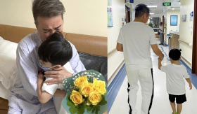 Đàm Vĩnh Hưng ôm con bật khóc sau ca phẫu thuật, tuyên bố 1 điều quan trọng về con trai
