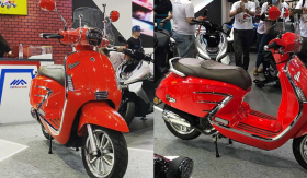 Cận cảnh mẫu xe ga phong cách cổ điển mới ra mắt: Thiết kế “bỏ xa” Vespa, giá lăn bánh chỉ ngang Honda Vision