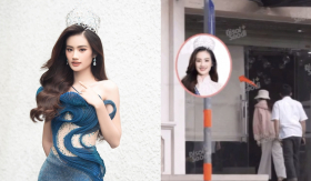 Sau nhiều ngày im ắng, Hoa hậu Ý Nhi bị bắt gặp lộ diện sau ồn ào, lủi thủi làm một chuyện sửa sai