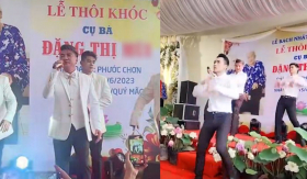 Đàm Vĩnh Hưng đi hát “lễ thôi khóc 100 ngày” cho chủ tiệm vàng, clip nhảy cực sung khiến fan ngã ngửa
