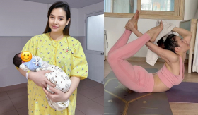 Phương Trinh Jolie sau sinh mổ đã tập Yoga ầm ầm, dân tình 'khiếp vía' vội cảnh báo, nghe câu trả lời mà choáng?