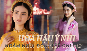 Hoa hậu Ý Nhi và nỗi niềm ăn Tết xứ người: “Vô tình nghe nhạc Tết là không kiềm được nỗi nhớ nhà”
