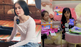 Sau khi được hưởng án treo, Ngọc Trinh không se sua hàng hiệu, để con gái nuôi tập tành “nối nghiệp”?