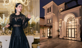 Cận cảnh biệt thự 600m2 “phủ” pha lê của Lệ Quyên: Xa hoa cỡ nào mà 3,6 tỷ chỉ đủ mua cái cổng nhà