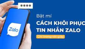 2 cách khôi phục tin nhắn Zalo đã xóa trong tích tắc