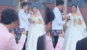 Diệu Nhi và Anh Tú khóc nghẹn ngào trong hôn lễ, Diệu Nhi thừa nhận từng phẫu thuật thẩm mỹ