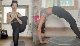 Phương Trinh Jolie gây hoang mang khi tập yoga tư thế siêu khó, giải đáp thắc mắc liệu có ảnh hưởng tới em bé?