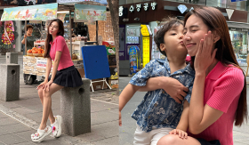 Dân tình xuýt xoa với màn hội ngộ giữa Thùy Tiên và con trai của Hòa Minzy