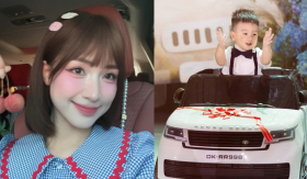 Hoà Minzy ghi điểm tinh tế khi xuất hiện tại tiệc sinh nhật con trai Quang Hải