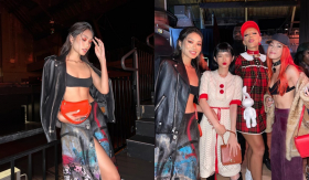 Á Hậu Thảo Nhi gặp mặt Lil Nas X và Doja Cat tại New York Fashion Week 2022