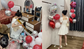 Cô gái đổ pháo giấy đầy phòng tân hôn bạn thân vì dám đám cưới trước, dân mạng tranh cãi “vô duyên hay hài hước”