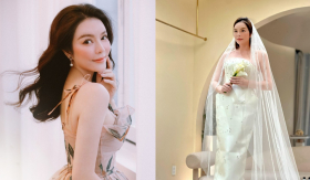 Không còn đồn đoán, Lý Nhã Kỳ chính thức đăng ảnh váy cưới, than thở: Lễ người ta đi chơi còn em đi thử đầm
