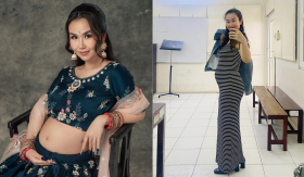 Võ Hạ Trâm hé lộ vóc dáng ở tháng thứ 4 thai kỳ, netizen đặc biệt chú ý một chi tiết ở bụng bầu