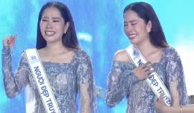 Nam Em khóc như mưa không khác gì đăng quang khi nhận giải thưởng phụ Miss World VietNam 2022