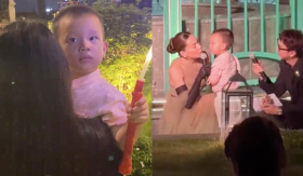 Con trai Hồ Ngọc Hà bất ngờ té ngã trên sân khấu, đòi mẹ đưa về khi sự kiện vừa bắt đầu