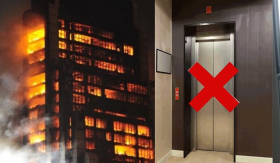 5 điều cần nắm để thoát khỏi đám cháy nhà cao tầng, tuyệt đối không chạy vào nhà vệ sinh và sử dụng thang máy